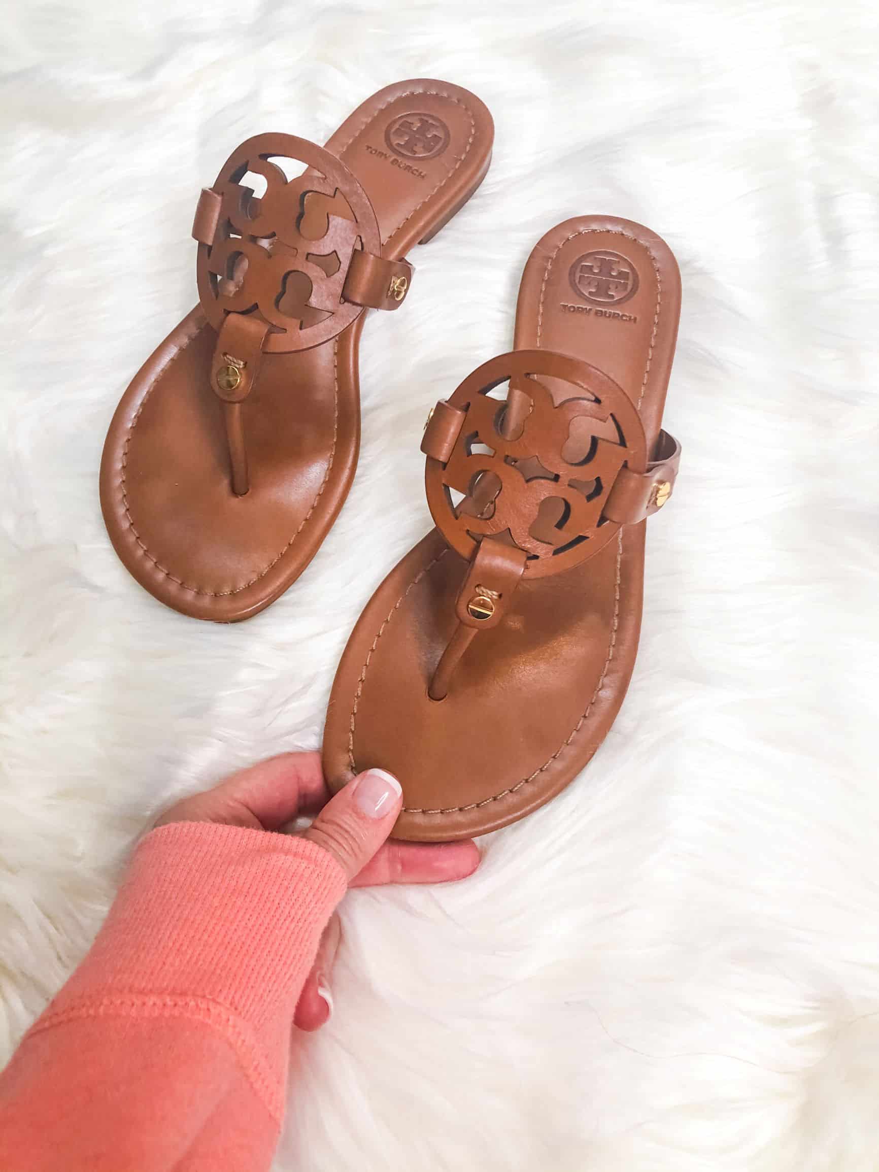 tory burch miller sandals sale size 8