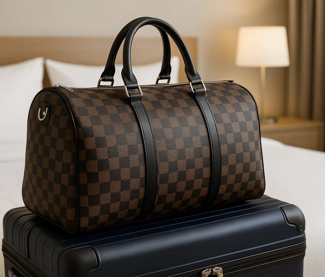 LV inspired Travel bag